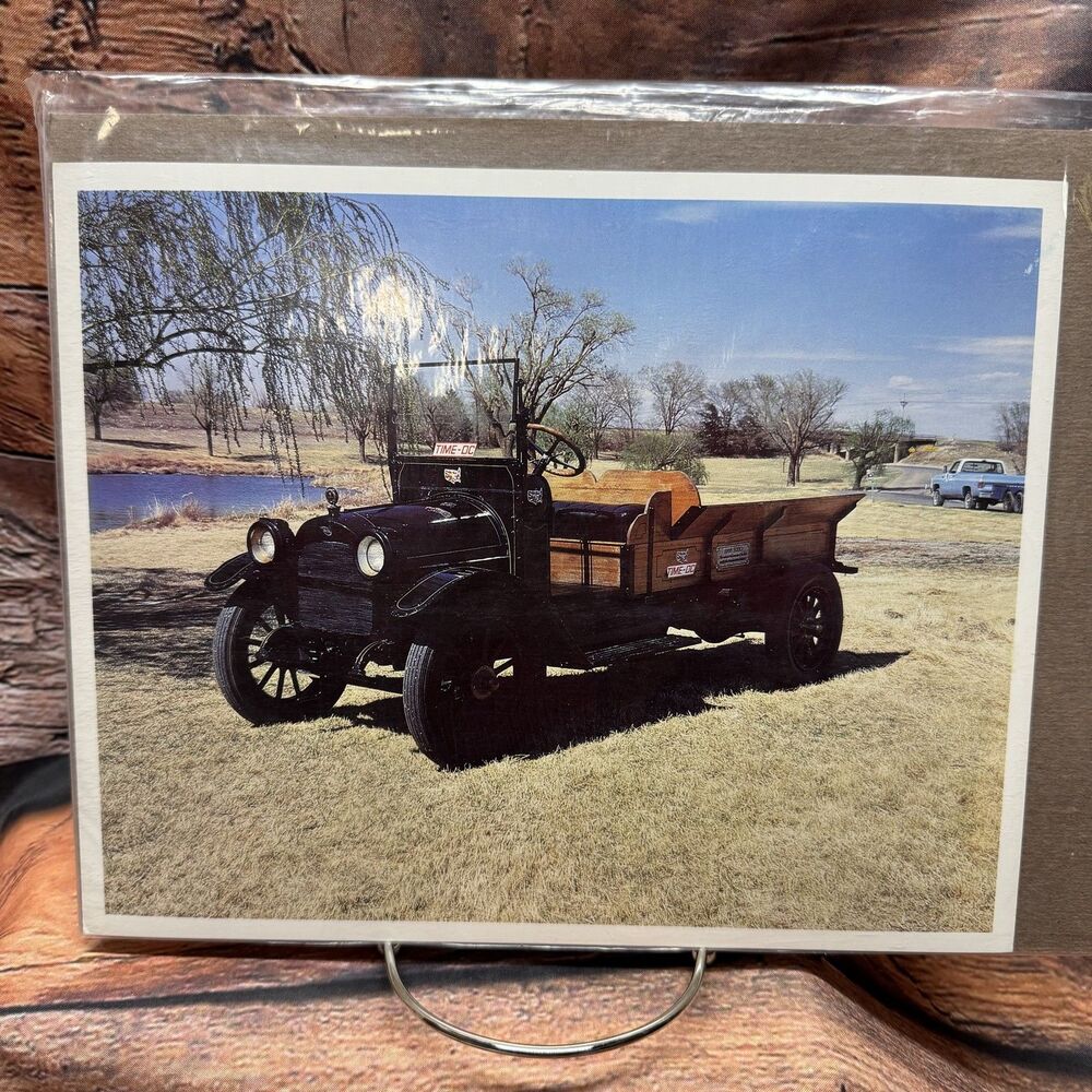Vintage Black Ford Model T Era Truck Photo Print Automobilia Americana Art